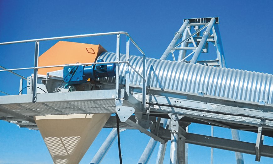 Drive solutions for the bulk goods industry:Reliable, safe and customised drive systems